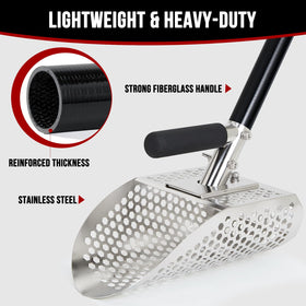 PAMLIAPY 8mm holes speed sand flow while securing small finds.