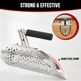 PAMLIAPY long fiberglass handle reduces arm fatigue during hunts.