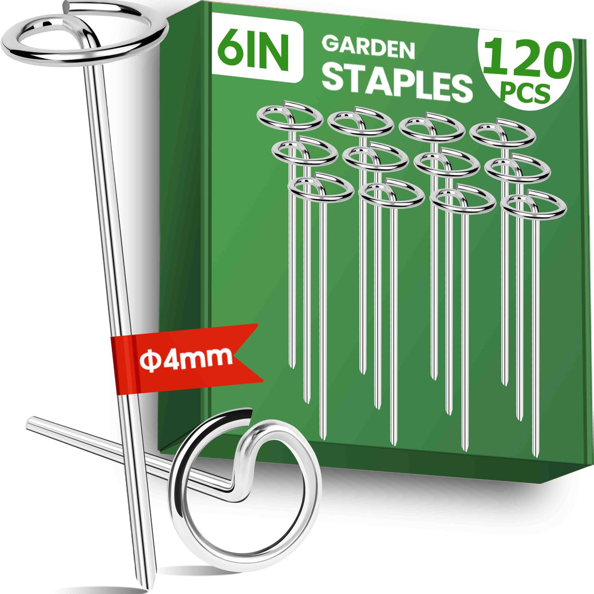 Pamofuper round-head landscape pins secure fabric firmly for windy gardens