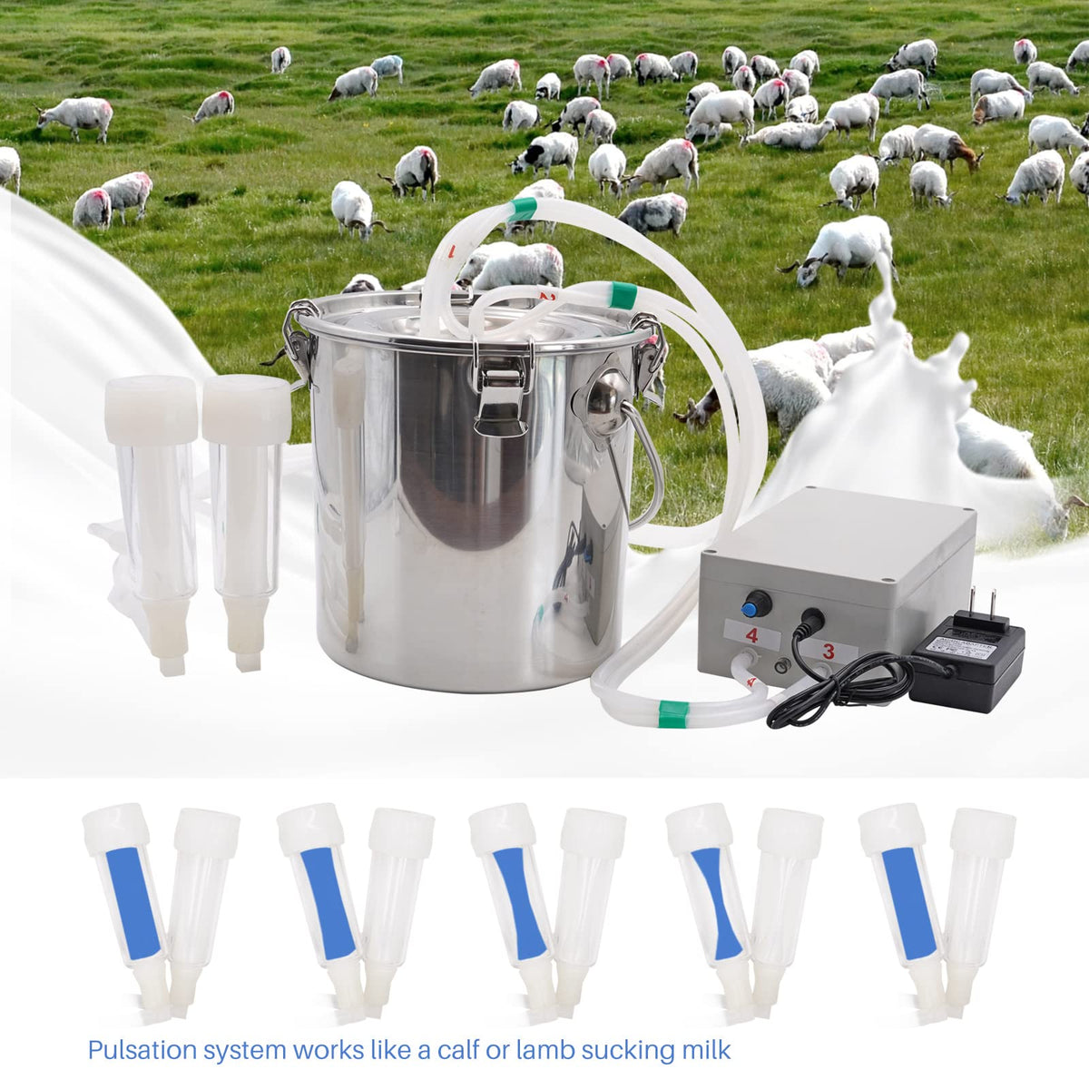 PAMUNULA packaging contents include 5L bucket and accessories.