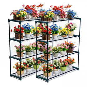 Panana storage rack in garage keeping sheds tidy