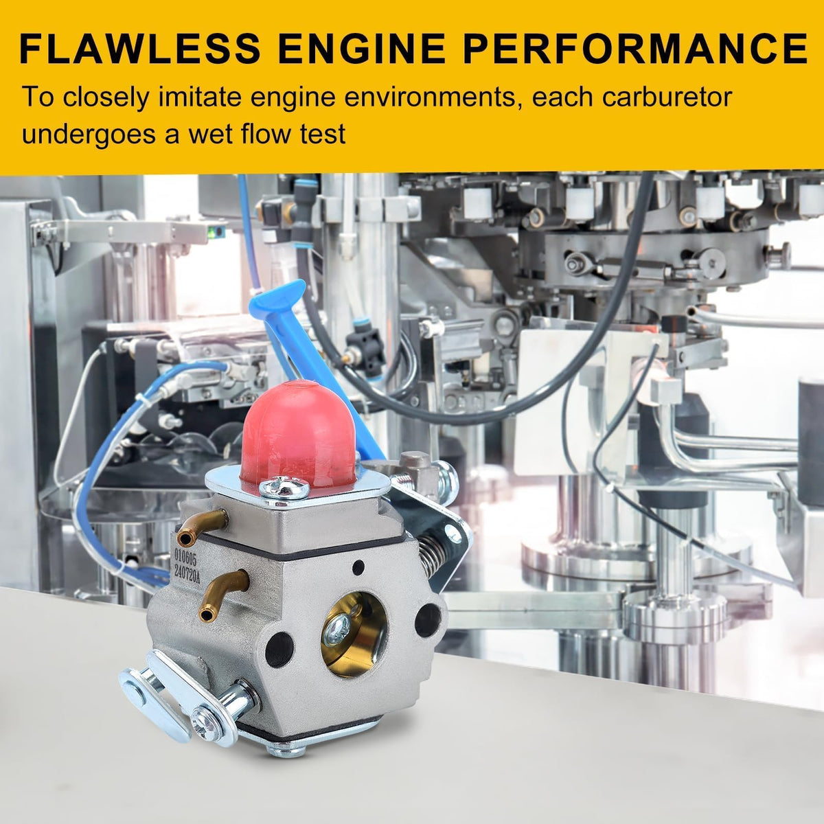 Panari three fuel lines included ensure steady fuel flow
