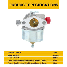 Out-of-the-box tuning on Panari 632795A carburetor for quick start.