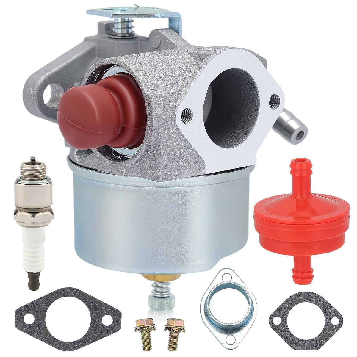 Panari 632795A carburetor for Tecumseh front view, ready for installation.