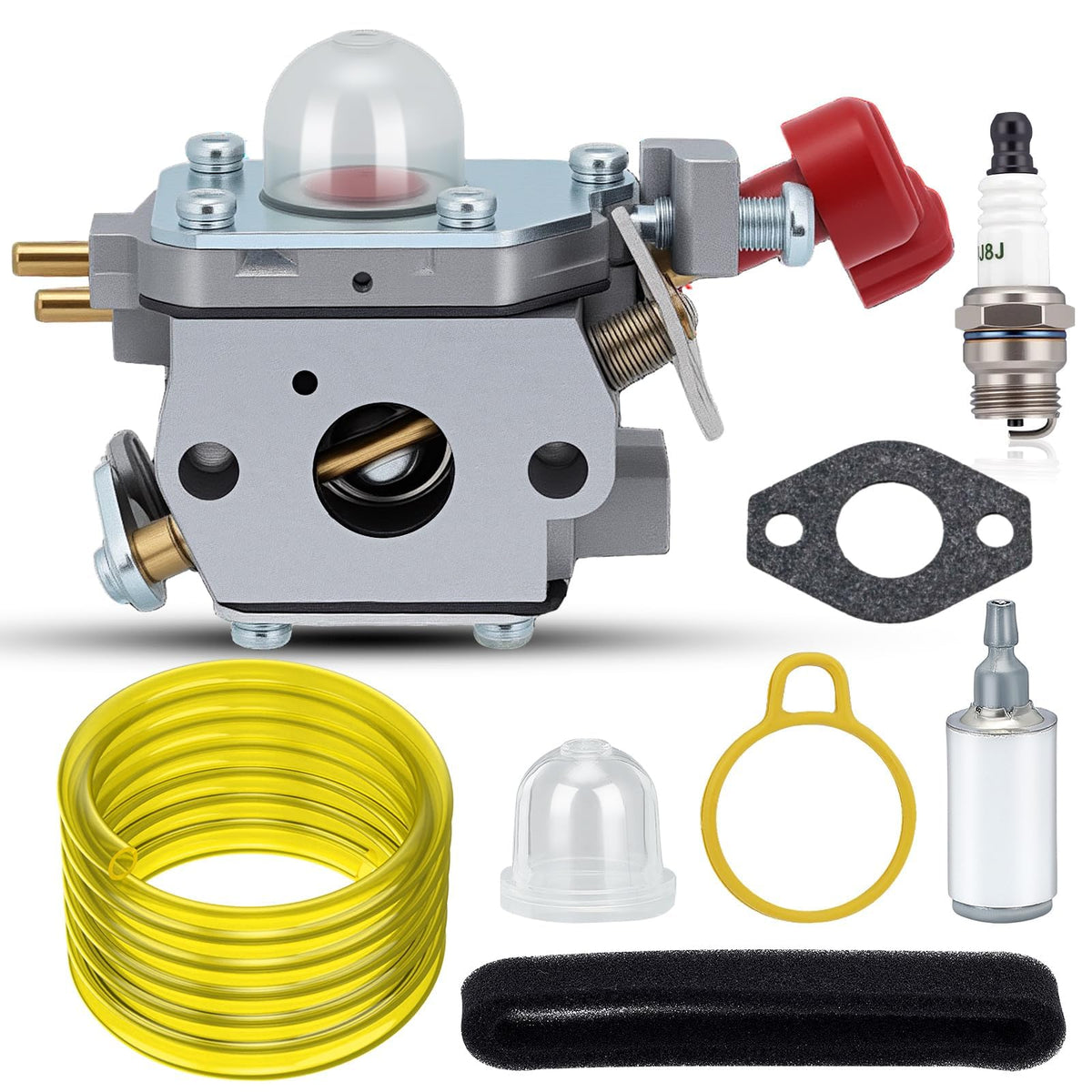 Panari 753-06288 carburetor assembly for Craftsman weedwacker improves starting reliability