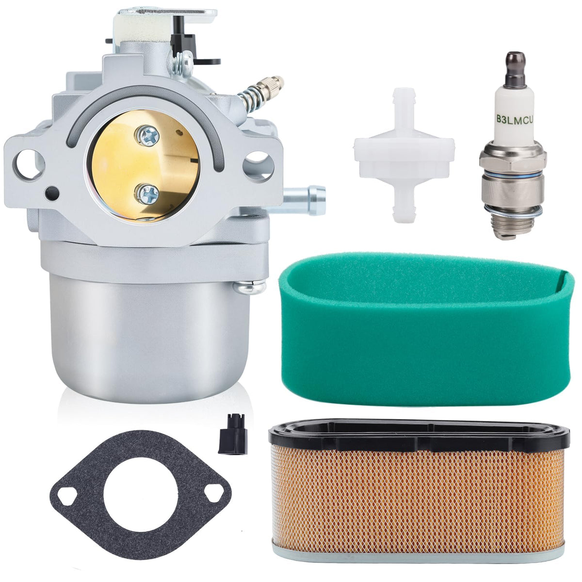Panari 799728 carburetor kit front view showing compatibility and installation pieces.