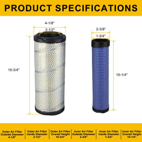 Panari air filter easy-install design for quick field replacements.
