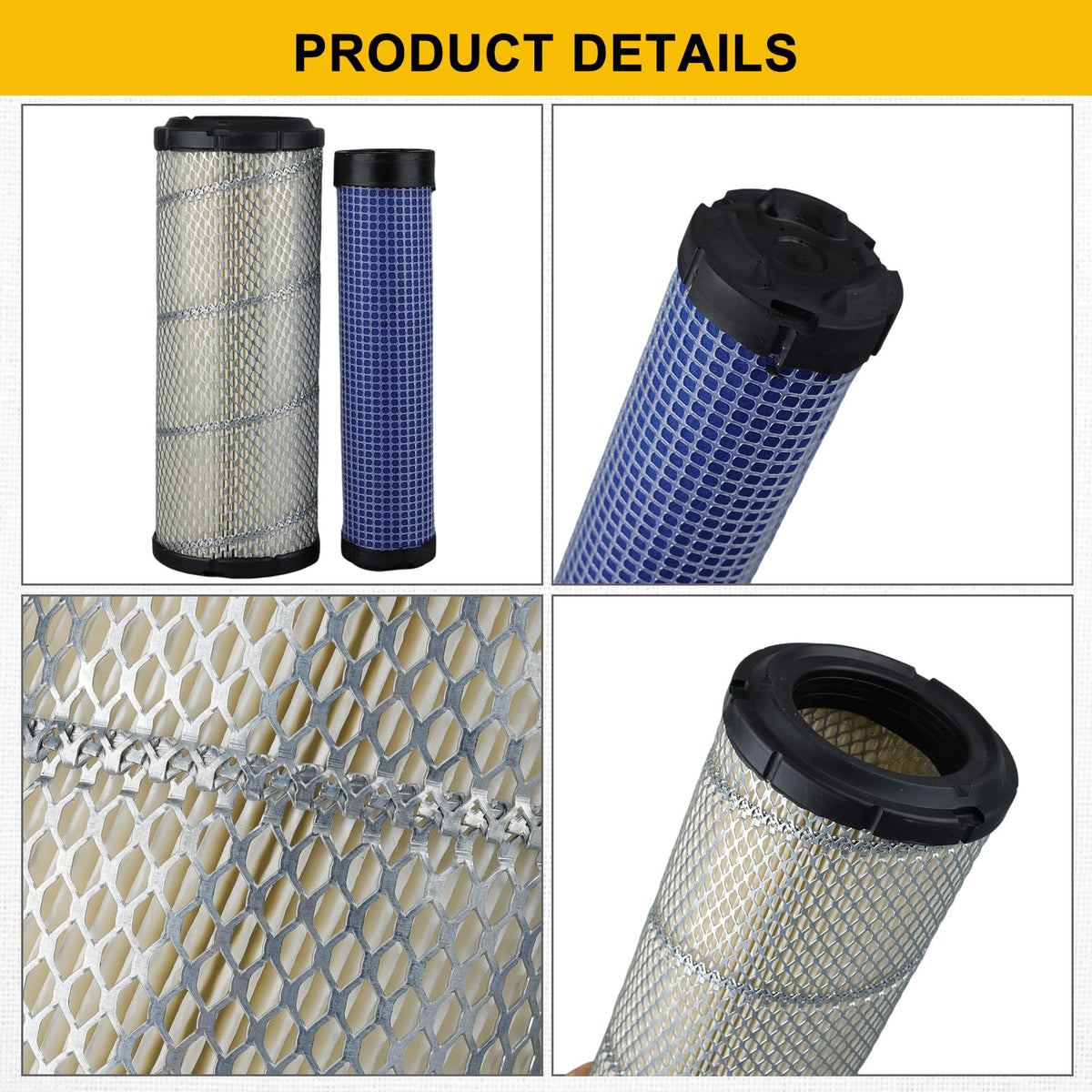 Panari filter mesh detail reveals tight pore structure.