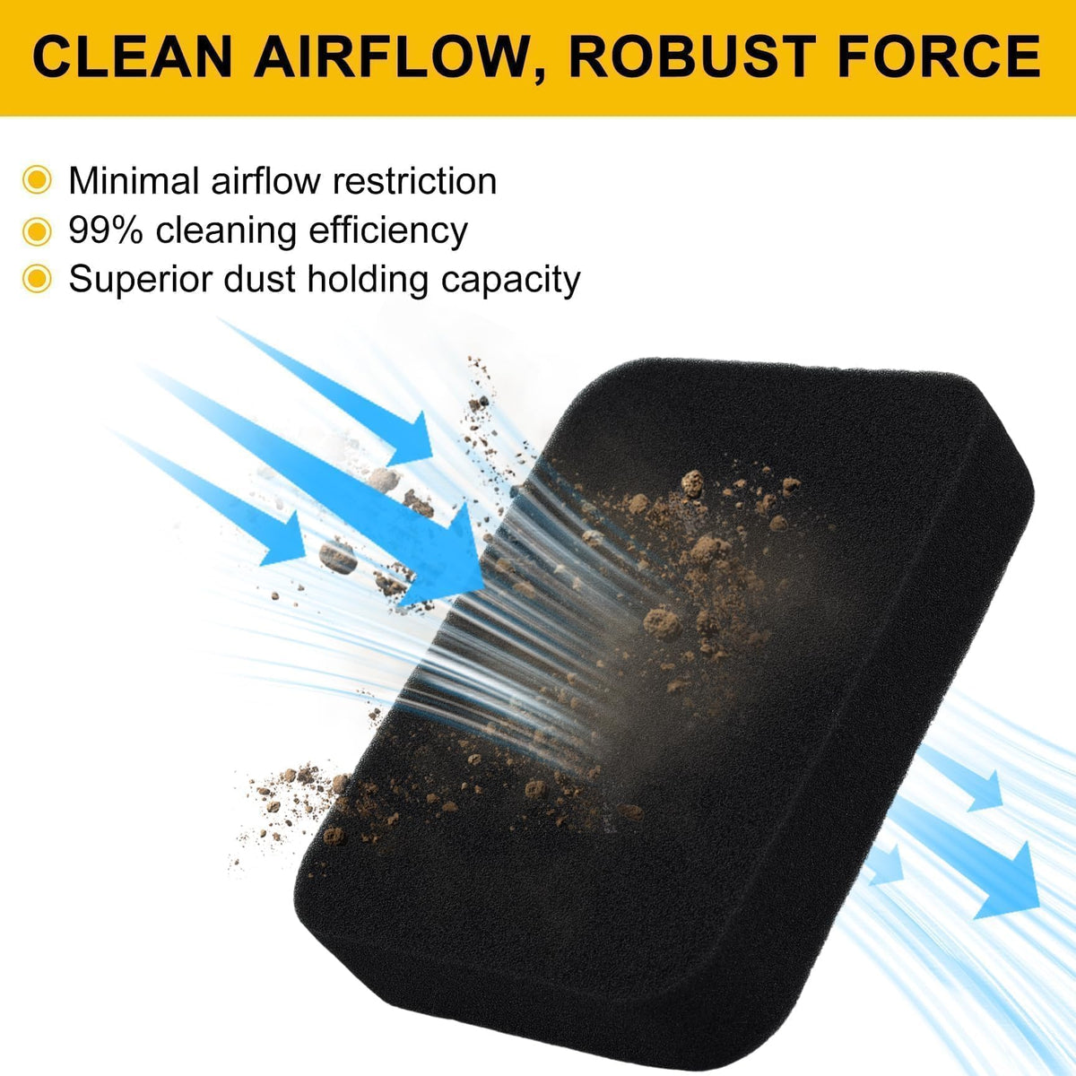 Panari air filter for Honda EB5000X during install shows direct replacement convenience