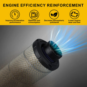 Panari air filter on Kohler engine showing clean airflow potential.