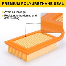 Panari BR600 air filter polyurethane seal ensures a tight, secure fit.