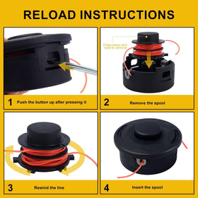 Circular, durable head shape resists cracking when contacting rocks.