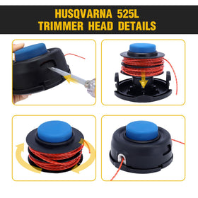 Easy-install 10x1.25LH nut ensures fast, secure mounting on compatible trimmers.