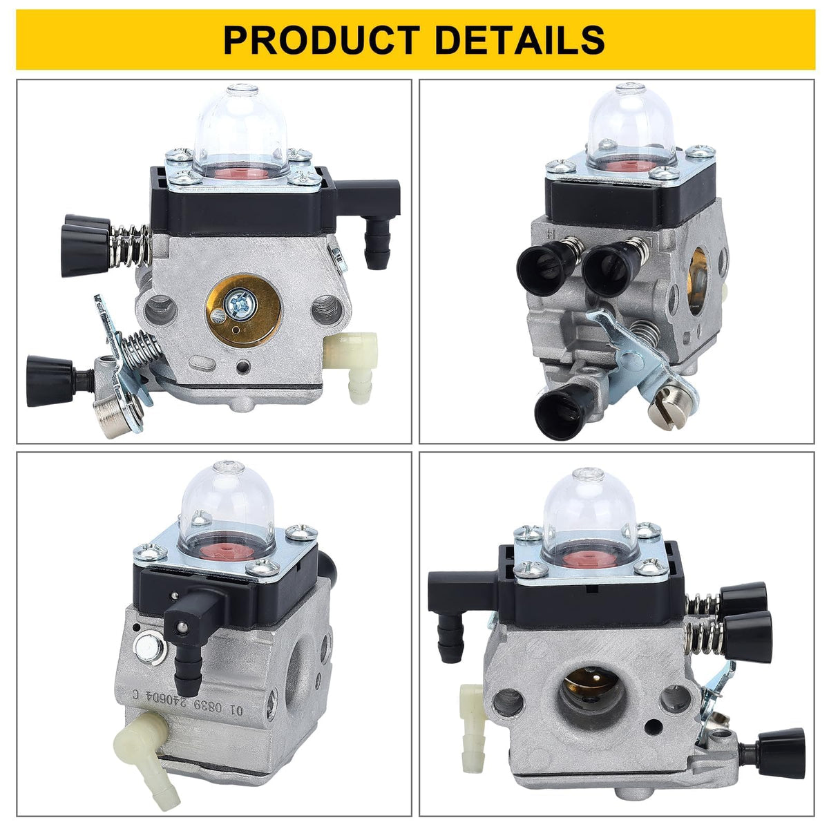 Panari FS55R carburetor anodized body for corrosion resistance