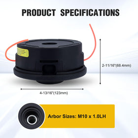 Panari FS91R trimmer head installation kit includes everything needed for setup.