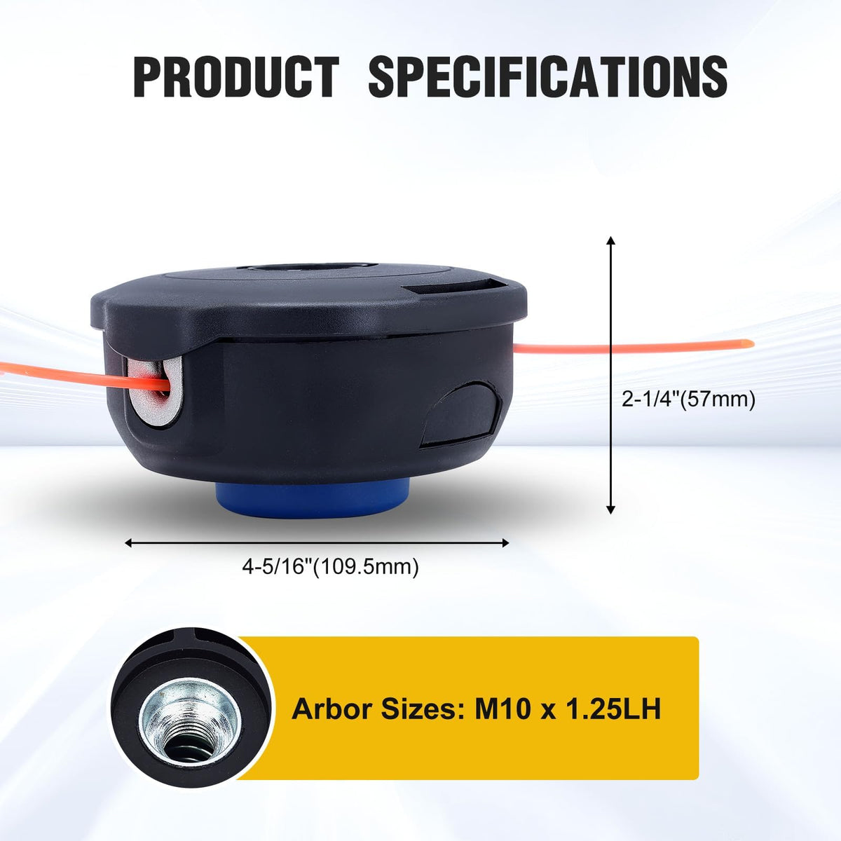 Panari Husqvarna 128LD-compatible head as a direct replacement for reliable fit.