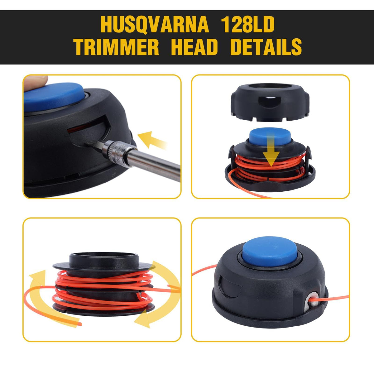 Panari line-diameter compatibility supports 0.080 to 0.120 inches for versatility.