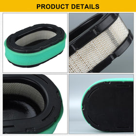 Panari pleated air filter section showing even dust capture across pleats
