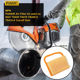 Panari Stihl TS420 air filter assembly for quick installation.
