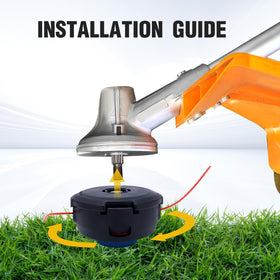 Panari user-friendly trimmer head simplifies loading for beginners.