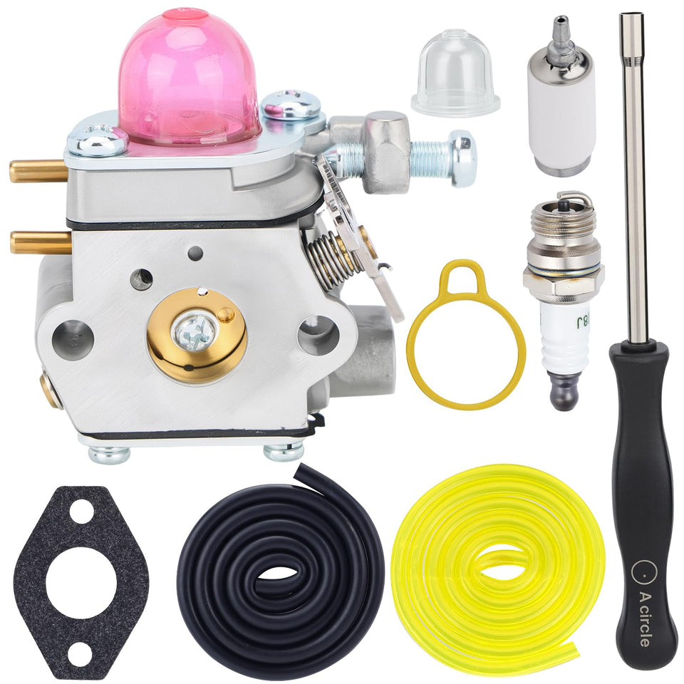 Panari WS2200 carburetor assembly demonstrates direct replacement for Craftsman 25cc tools.