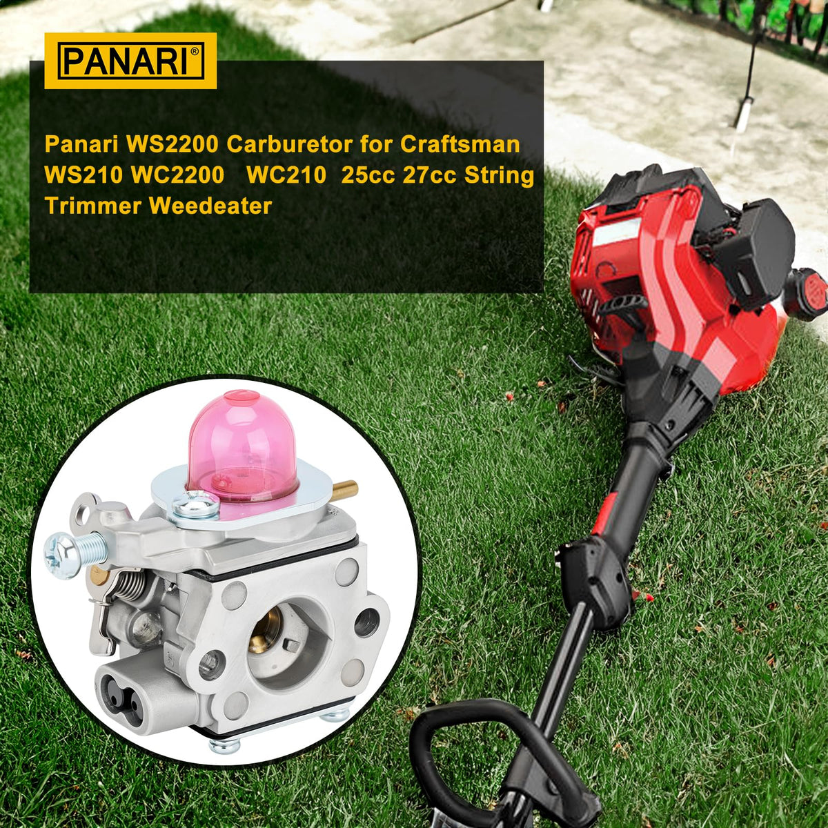 Panari WS2200 carburetor side view highlights durable OEM-like fit.