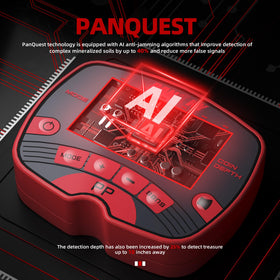 PANCKY PK0075 five detection modes support versatile treasure hunts.