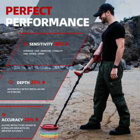 PANCKY PK0075 IP68 coil enables shallow water detecting.