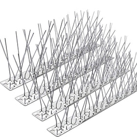 PANGCH bird spikes strip assembly showing easy mounting and flexible placement on surfaces.