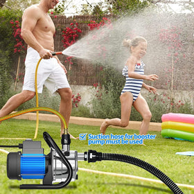 PANRANO Water Transfer Pump side profile showing compact, portable garden helper