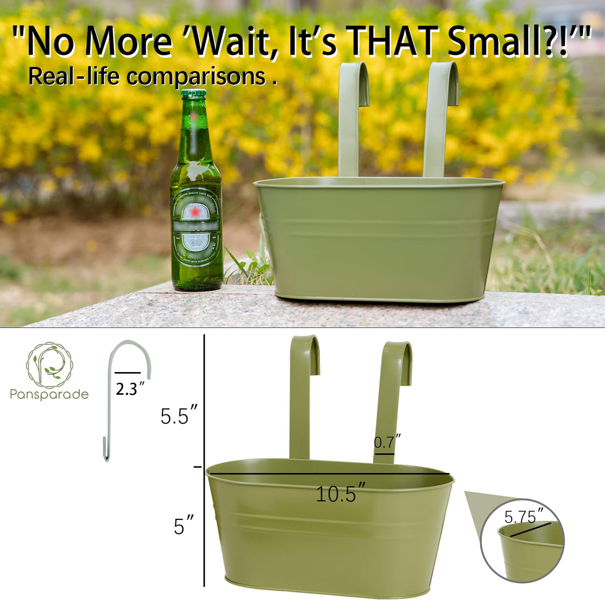 pansparade green deck garden planter showcases versatile use on patios and porches