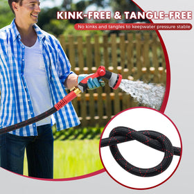 PANYEE 100FT garden hose rated up to 600 PSI for heavy-duty watering.