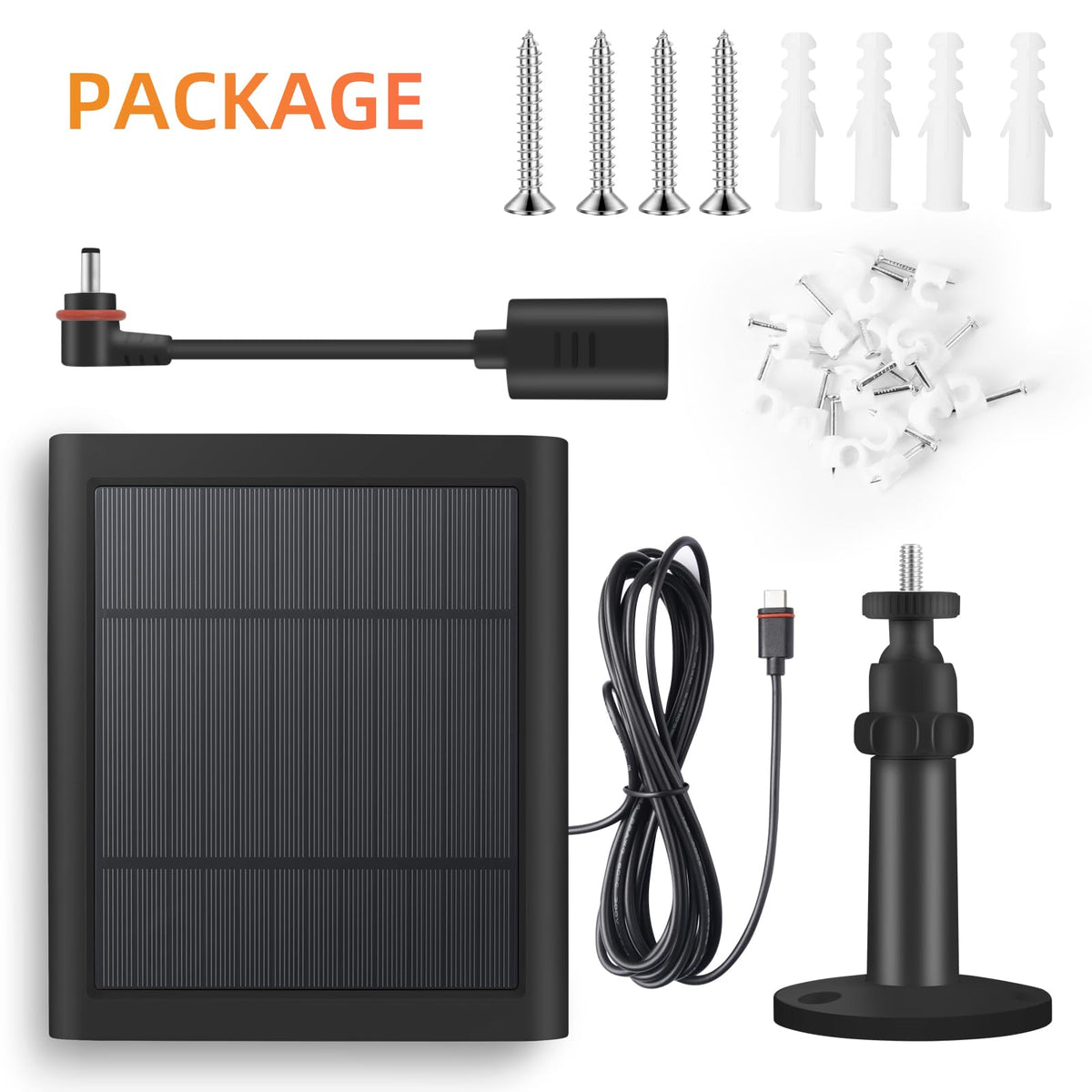 Paodekua black compact charger blends with outdoor décor