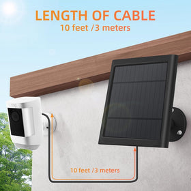 Paodekua 10 ft cable enables flexible mounting