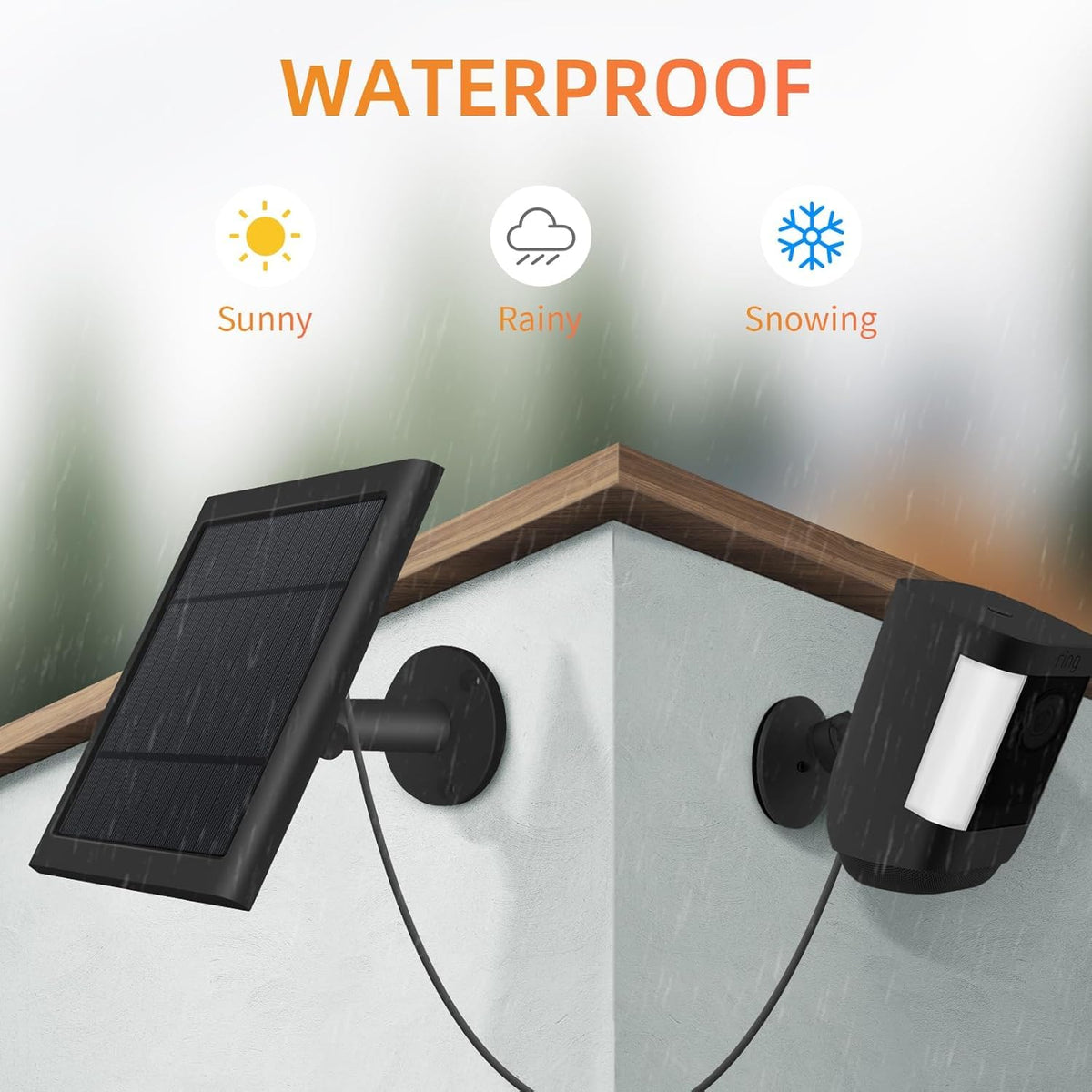 Paodekua waterproof design withstands rain and wind