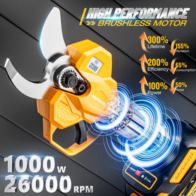 PAOWAFOL brushless motor in action delivering efficient cuts