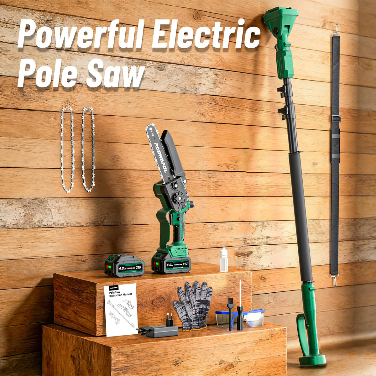PAOWAFOL operates quietly with clean, gas-free performance.