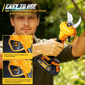 Built-in safety switch on PAOWAFOL pruning shears