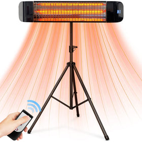 Paraheeter outdoor heater mounted on wall providing cozy infrared warmth outdoors