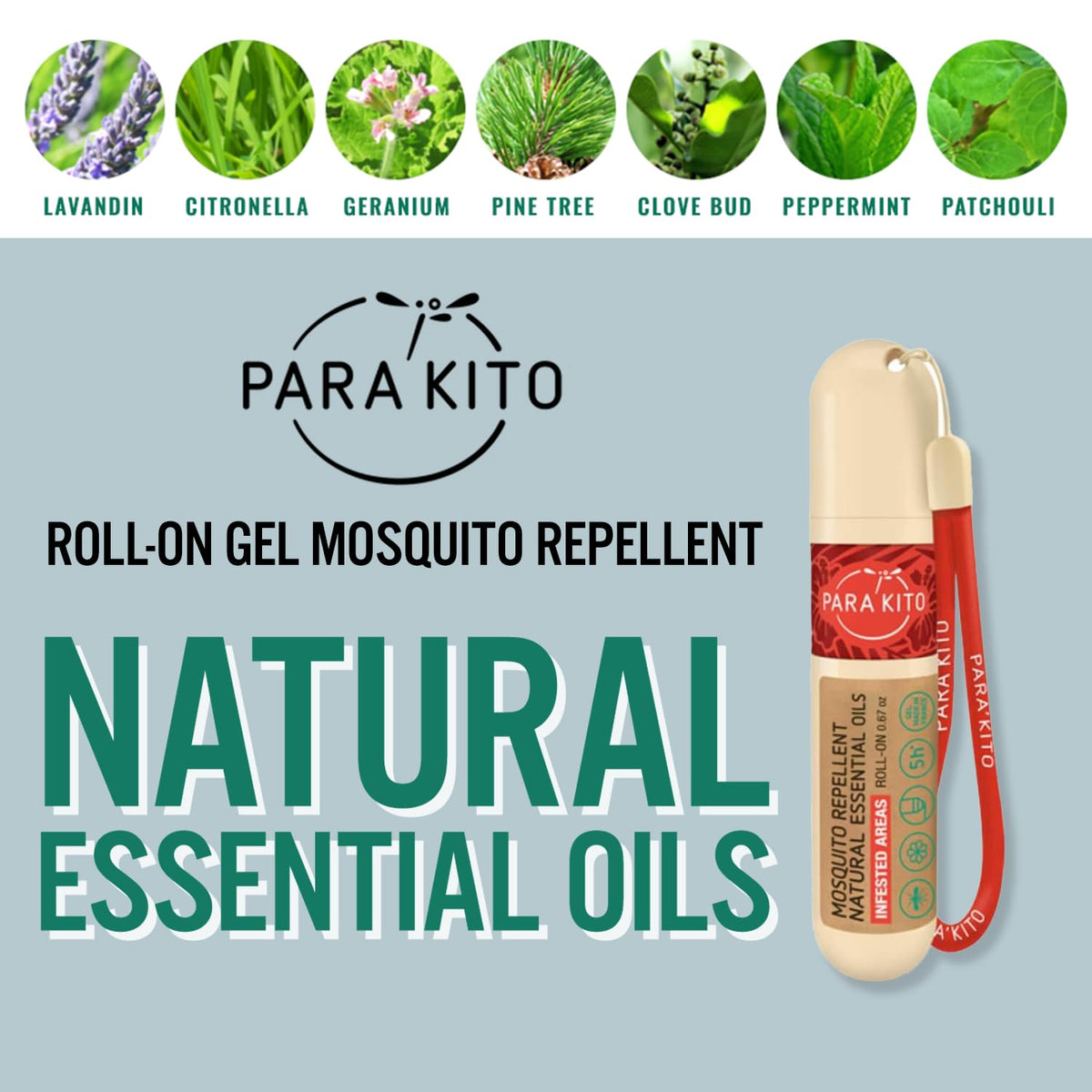 Para'KITO family use during hiking and camping keeps mosquitoes away