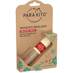 Para'KITO roll-on gel mosquito repellent applied on skin for easy coverage