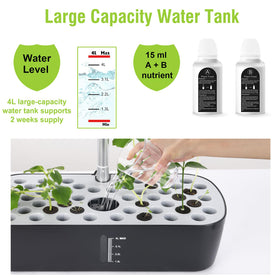 PARAQUIP 52-Pod hydroponics auto timer for consistent schedules