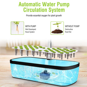 PARAQUIP 52-Pod hydroponics quiet pump supports peaceful operation