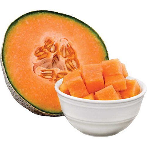 Park Seed Ambrosia hybrid cantaloupe fruit, juicy flesh ideal for fresh eating and entertaining