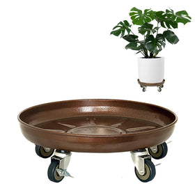 Parsagi plant saucer rolling caddy with 20-inch diameter for easy mobility and stable support.