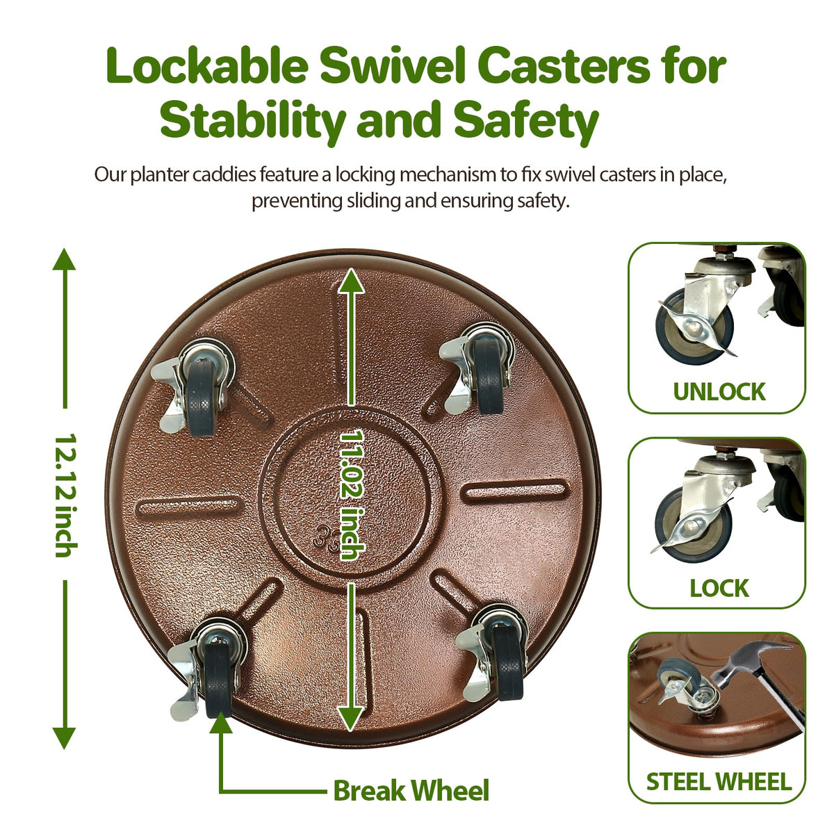 Parsagi waterproof coating provides year-round performance in wet conditions.