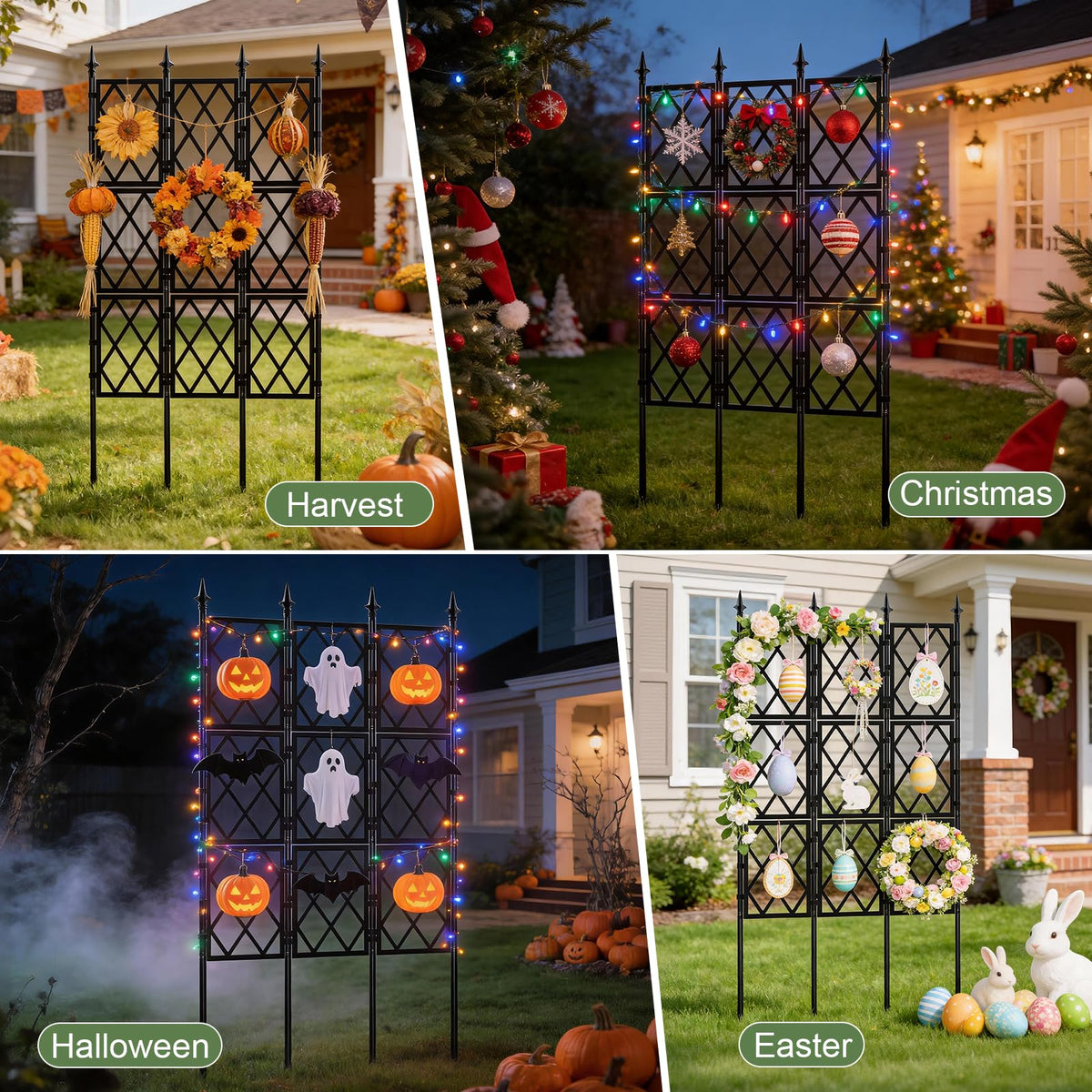 ParseBio versatile trellis supports vegetables and climbers like cucumbers and beans.