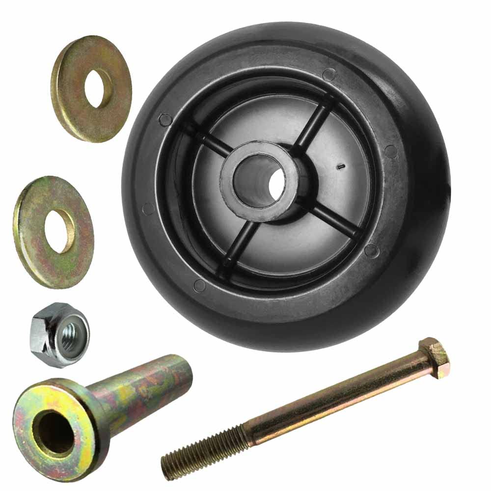 Parts 4 Outdoor deck wheel for Xmark Turf Ranger, consistent performance on uneven turf.