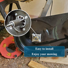 Parts Camp 4-bolt spindle mounting enables straightforward installation.