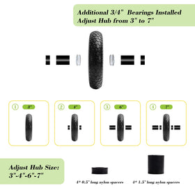 Parts Camp adapter kit contents for universal fit